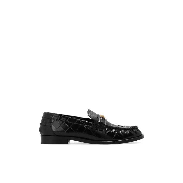 Skórzane buty typu loafers Versace