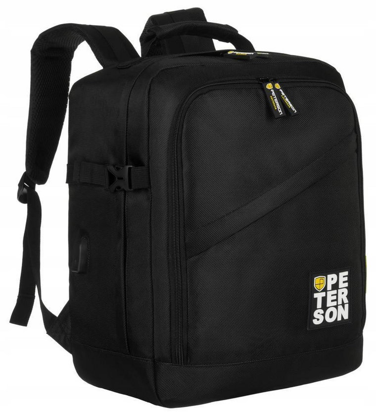 Podróżny, wodoodporny plecak z poliestru z miejscem na laptopa  Peterson