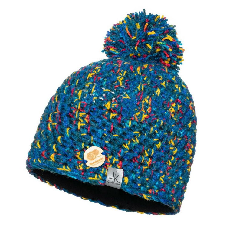 Naturalna czapka zimowa Handmade