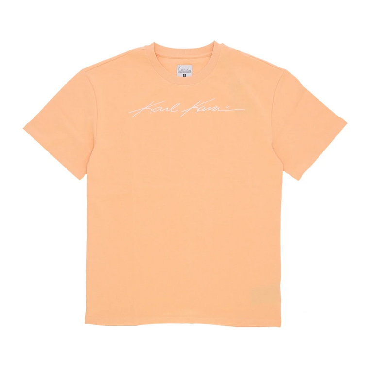 Autograph Heavy Jersey Boxy Tee Apricot Karl Kani