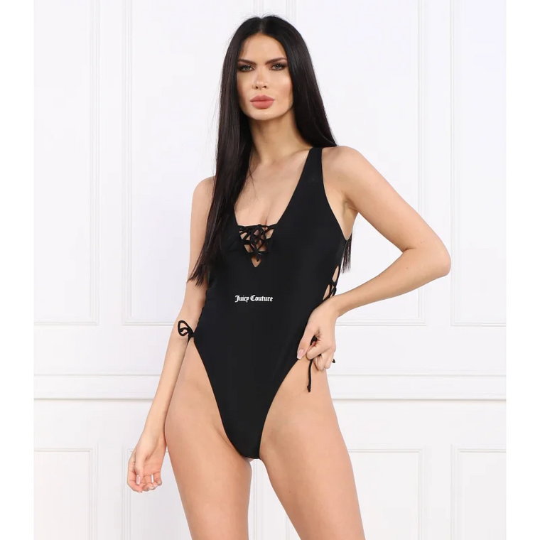 Juicy Couture Strój kąpielowy ETHEL LATTICE SWIMSUIT