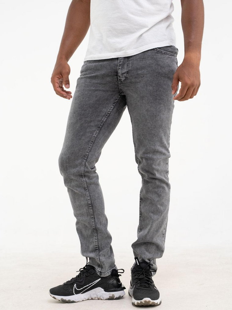 Spodnie Jeansowe Croll Classic Slim 6187 Czarne PRODUKTY Z WADĄ