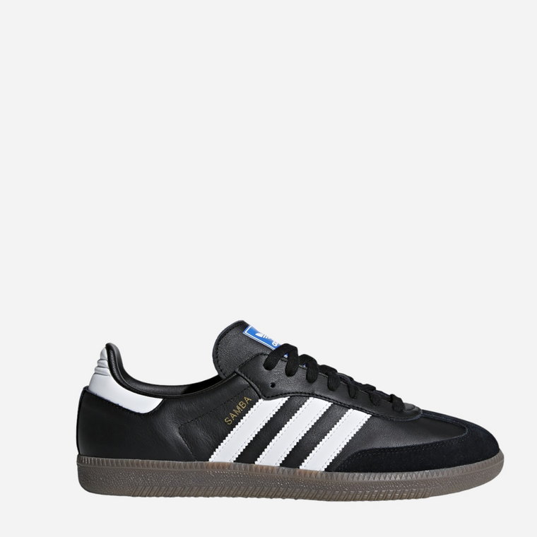 Tenisówki damskie ze skóry naturalnej Adidas Originals Samba OG B75807 40.5 (7UK) 25.5 cm Czarne (4059811988492). Trampki damskie