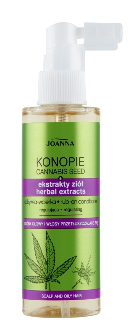 Joanna Konopie - Odżywka wcierka regulująca do włosów przetłuszczających się 100 ml