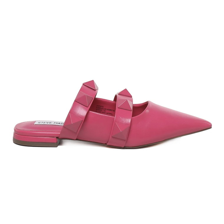 Magenta Płaskie Buty z Czubkiem Steve Madden