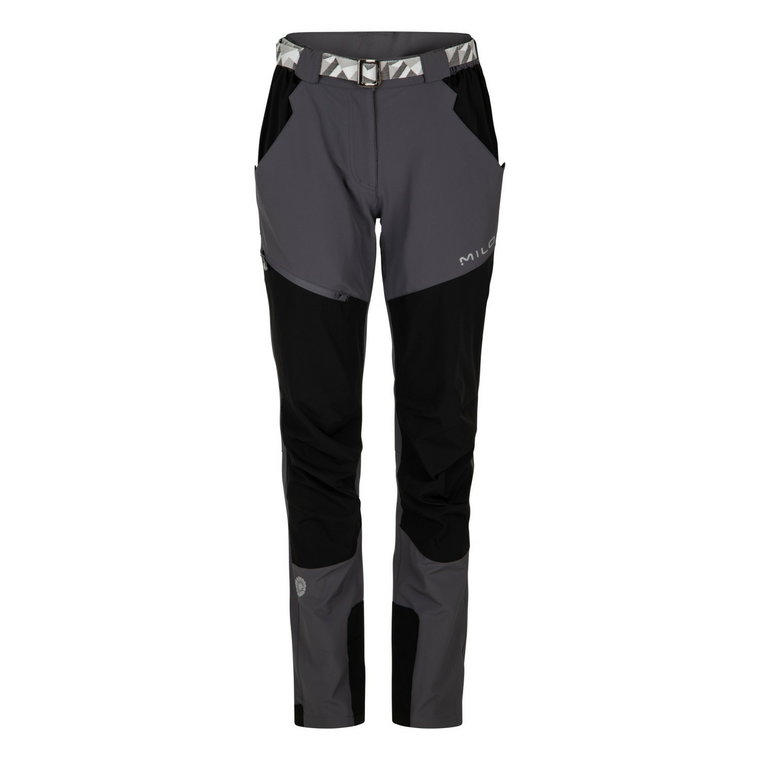 Damskie spodnie trekkingowe Milo Tenali Lady persicope grey/dark grey - XS