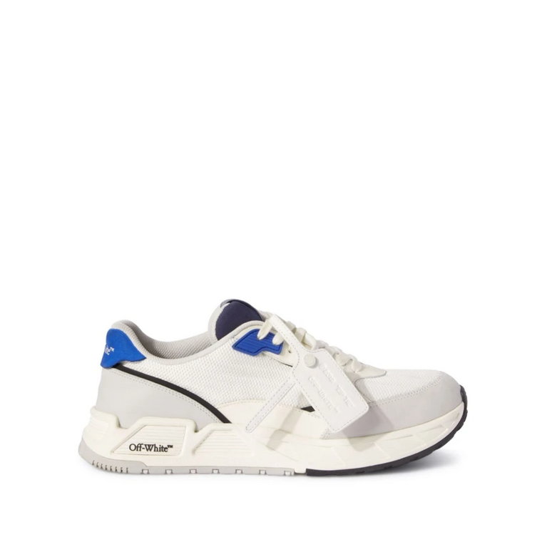 Białe/Niebieskie Kick Off Niskie Sneakersy Off White