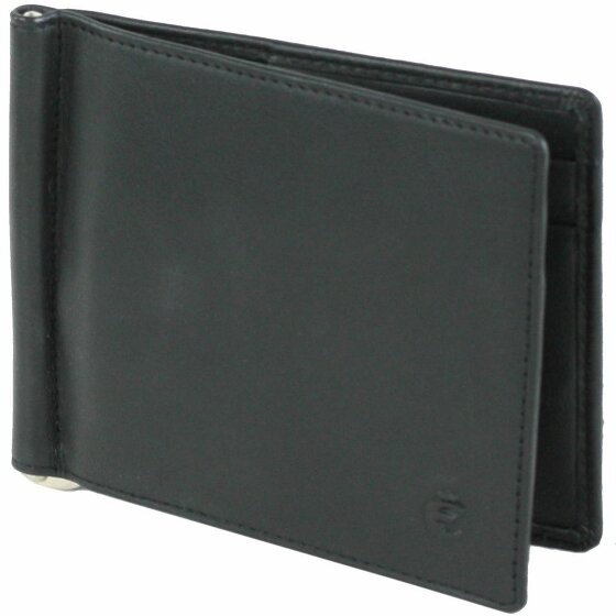 Esquire Logo Credit Card Case Leather 11 cm schwarz
