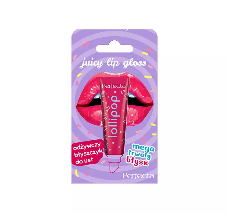 PERFECTA JUICY LIP GLOSS ODŻYWCZY BŁYSZCZYK DO UST LOLIPOP 10G