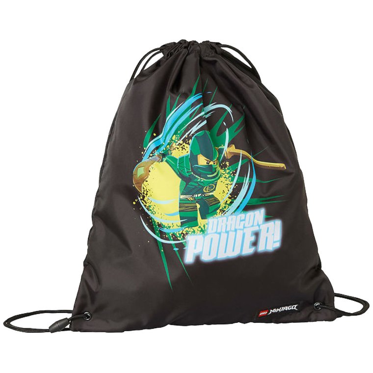 LEGO Ninjago Gymsack 10034-2401, Czarne Worek, pojemność: 4 L