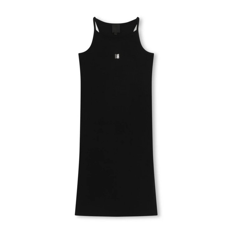 Czarna Sukienka z Motywem 4G Givenchy