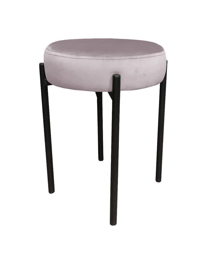 Taboret TORIN MG VELVET jasnoróżowy