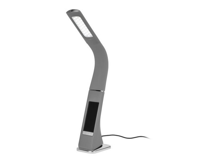 LIVARNO home Lampa stołowa LED, elastyczne ramię, 3,4 W (Szary)