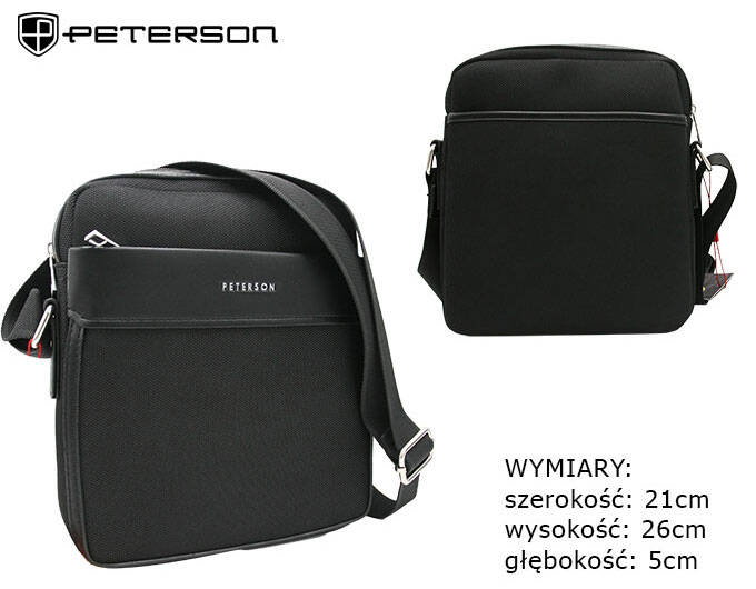 Codzienna torebka męska crossbody - Peterson