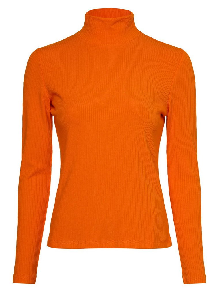 Marie Lund - Damska koszulka z długim rękawem, pomarańczowy