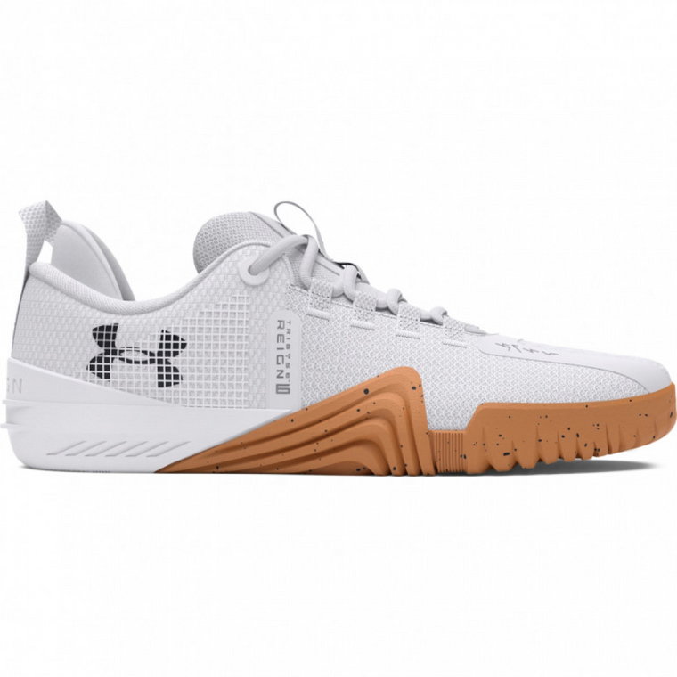 Męskie buty treningowe crossfit Under Armour UA TriBase Reign 6 - białe