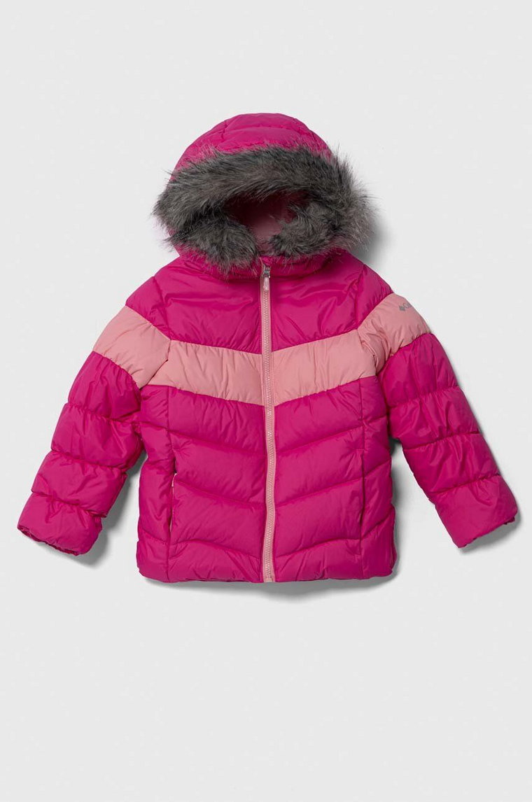 Columbia kurtka dziecięca G Arctic Blast II Jacket kolor różowy
