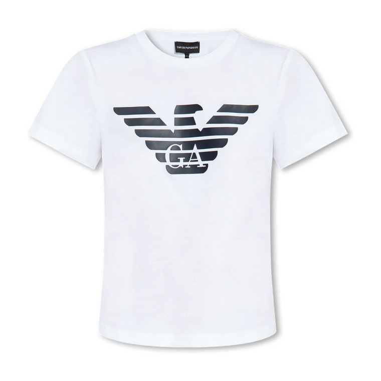 T-shirt z logo Emporio Armani