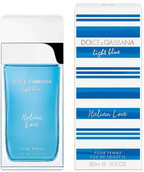 Woda toaletowa damska Dolce & Gabbana Light Blue Italian Love Edt 50 ml (3423222052744). Perfumy damskie