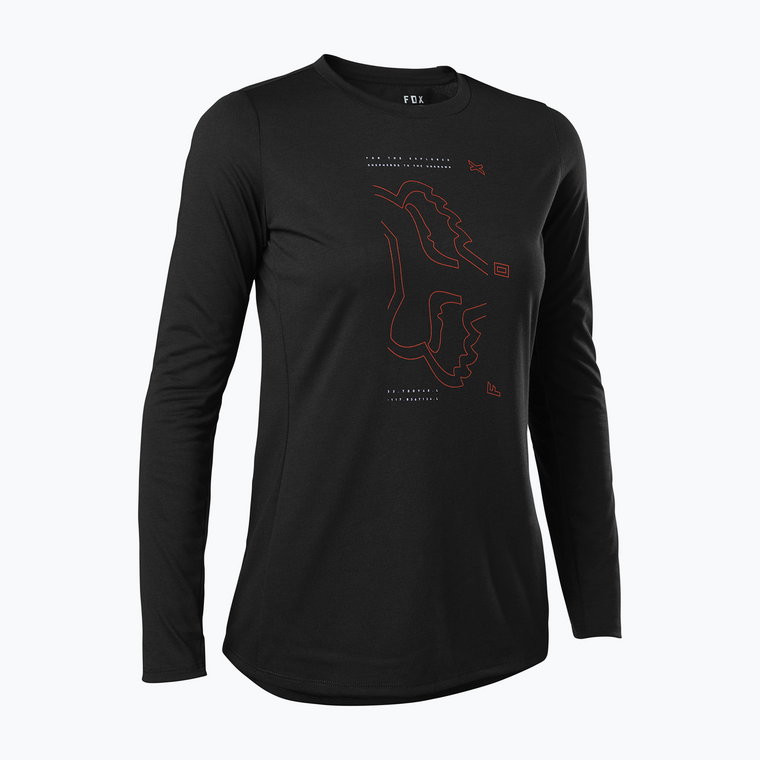 Longsleeve rowerowy damski Fox Racing Ranger Dr black