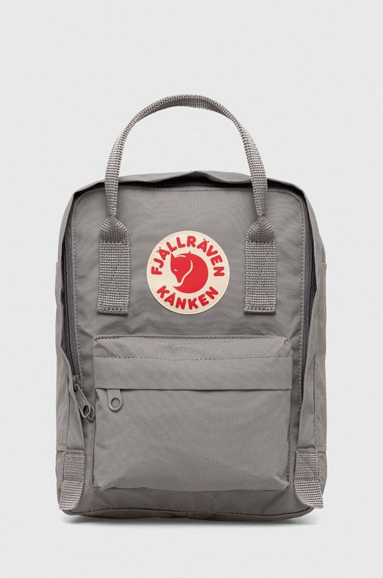 Fjallraven plecak kolor szary mały z aplikacją