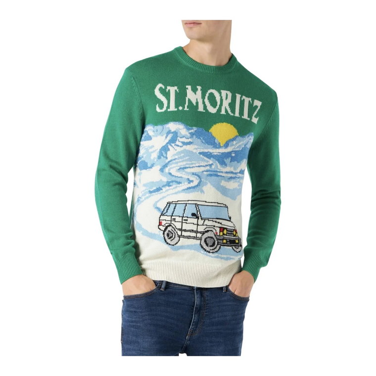 Sweter z okrągłym dekoltem MC2 Saint Barth