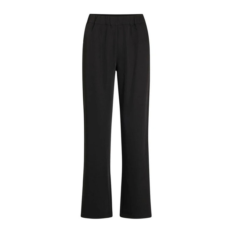 Stylowe czarne proste spodnie Co'Couture
