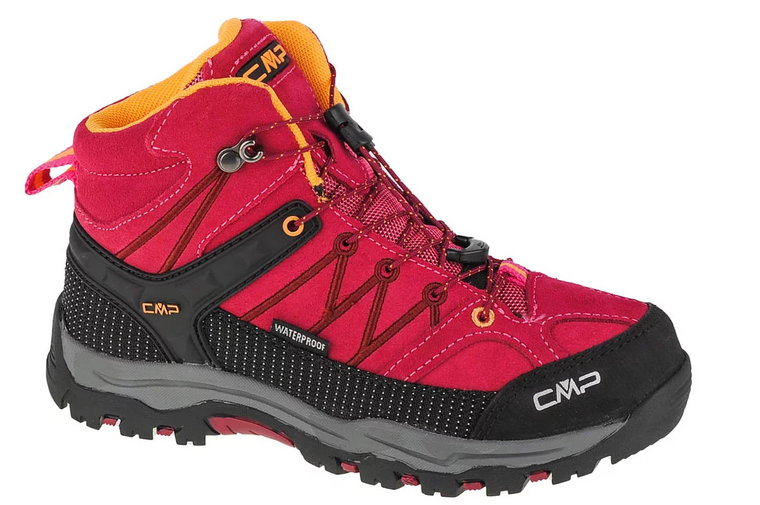 CMP Rigel Mid Kids 3Q12944-06HE, Dla dziewczynki, Różowe, buty trekkingowe, skóra zamszowa, rozmiar: 31