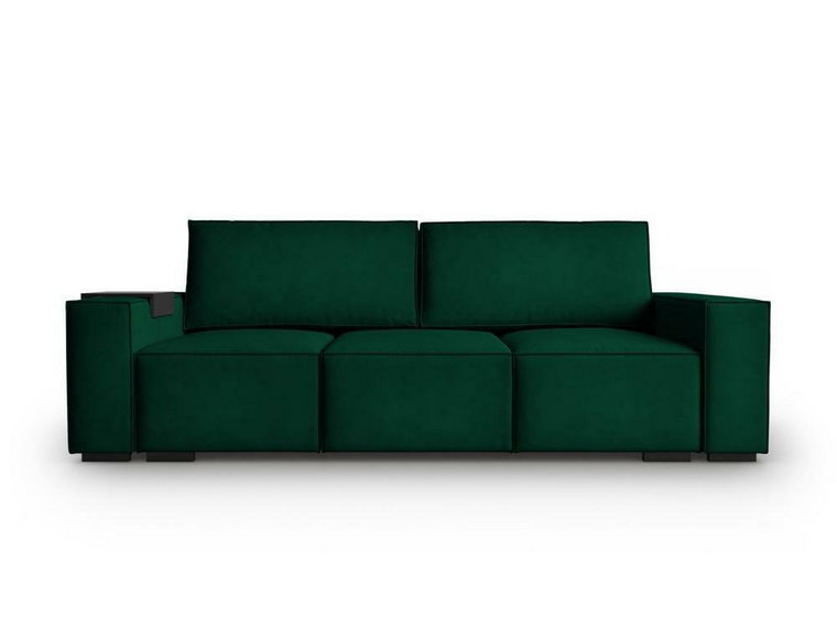Sofa z funkcją spania Ballo Velvet zielona ciemna