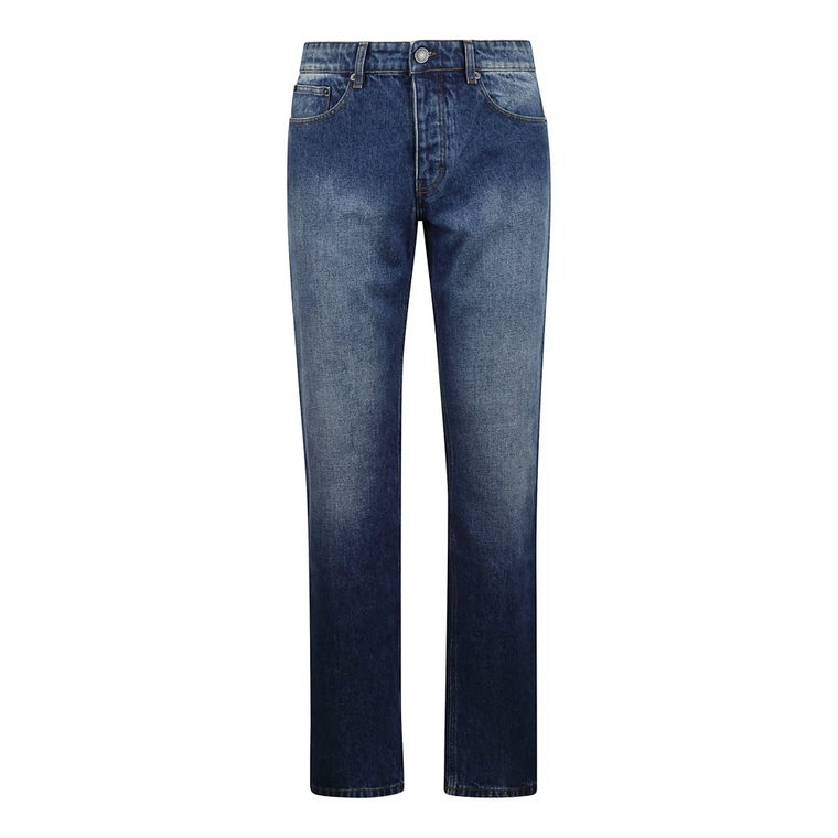 Slim-Fit Klasyczne Jeansy Ami Paris