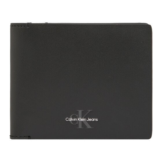 Calvin Klein Jeans Monogram Soft Portfel Skórzany 11 cm black