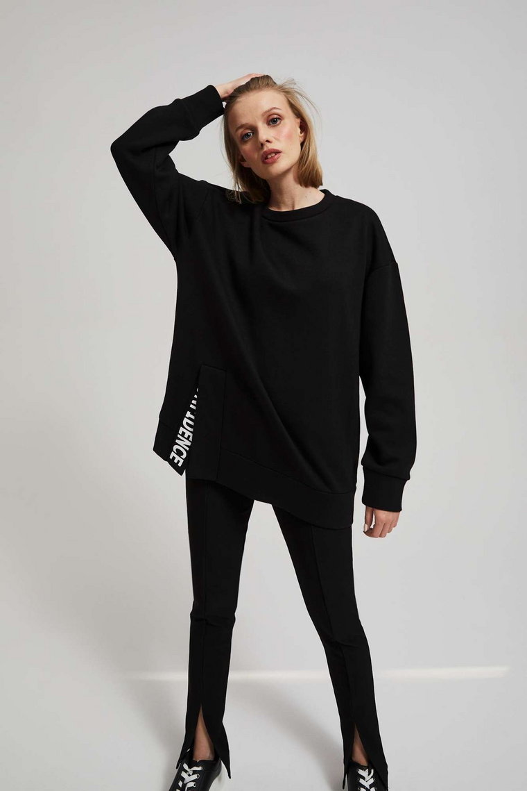 Bluza oversize z napisem