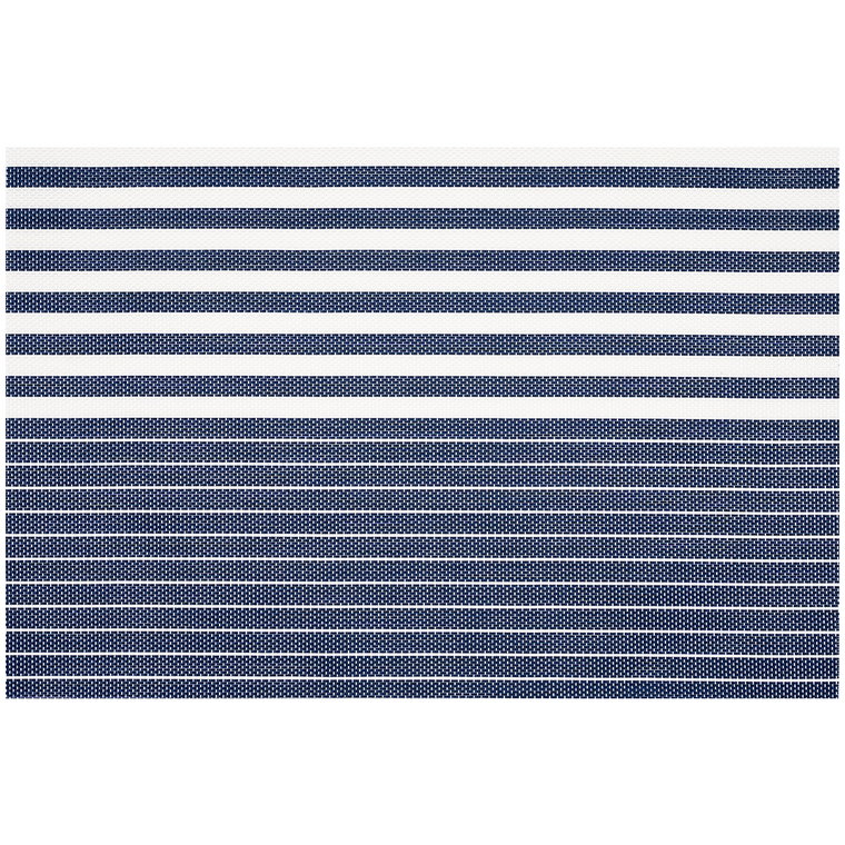 Podkładka stołowa Stripe ciemny niebieski, 30 x 45 cm, zestaw 4 szt.