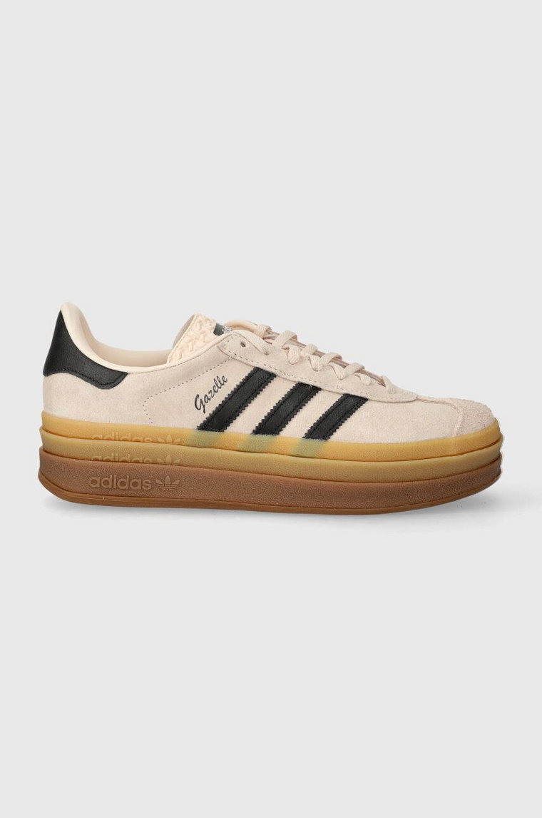 adidas Originals sneakersy zamszowe Gazelle Bold W kolor różowy