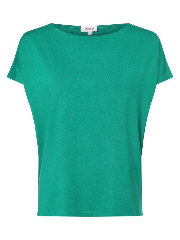 s.Oliver - T-shirt damski, zielony