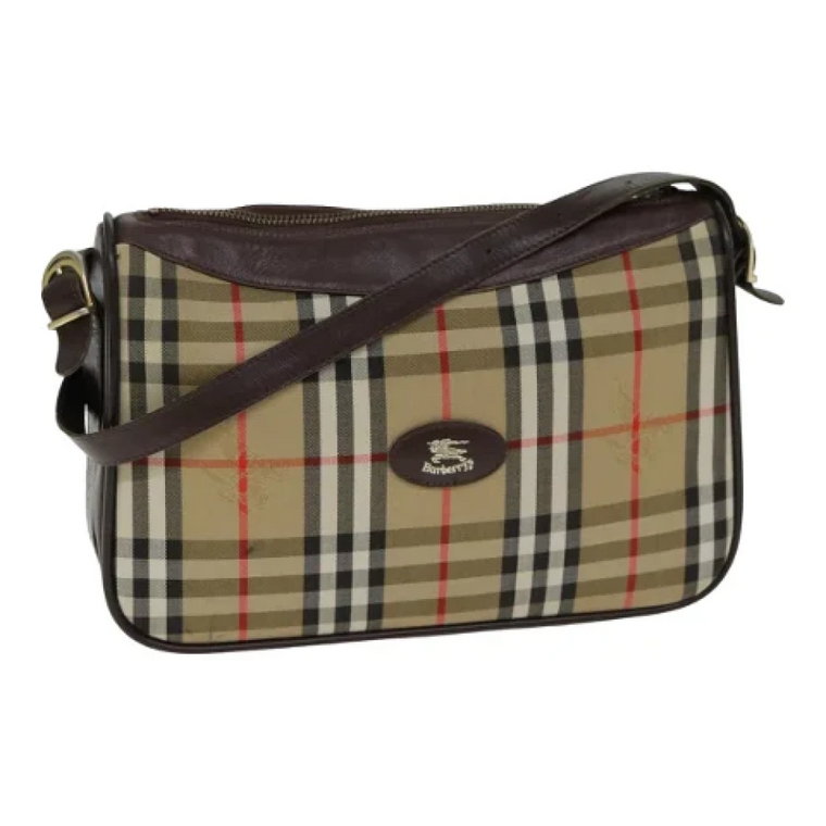 Pre-owned Canvas shoulder-bags Burberry Vintage