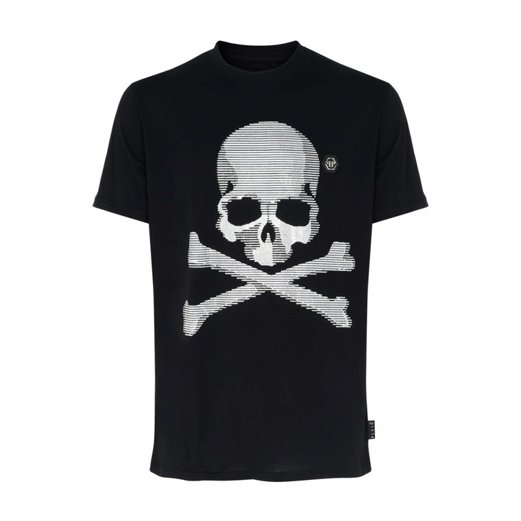 SS Skull & Bones Czarna Bawełniana Koszulka Philipp Plein