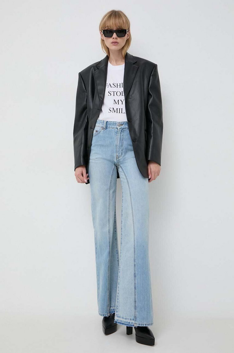 Victoria Beckham jeansy damskie high waist 1124DJE005217A