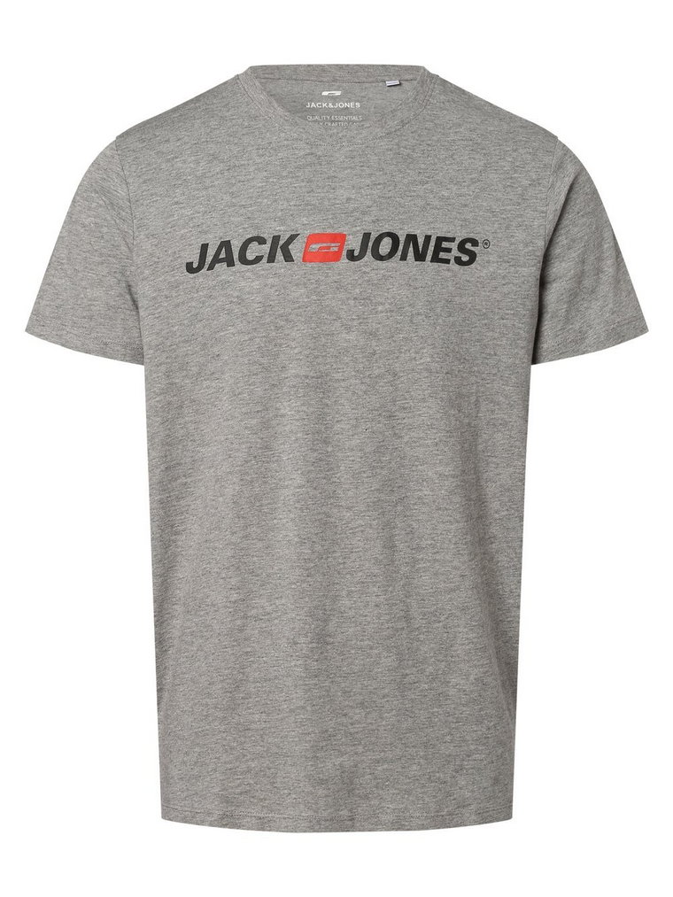 Jack & Jones - T-shirt męski  JJECorp, szary