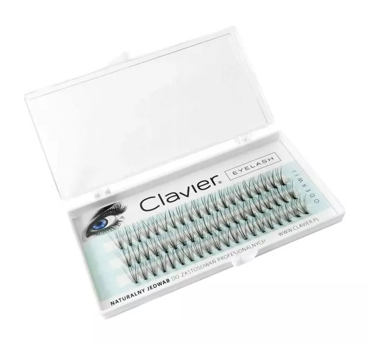 CLAVIER EYELASH SZTUCZNE RZĘSY W KĘPKACH 11MM