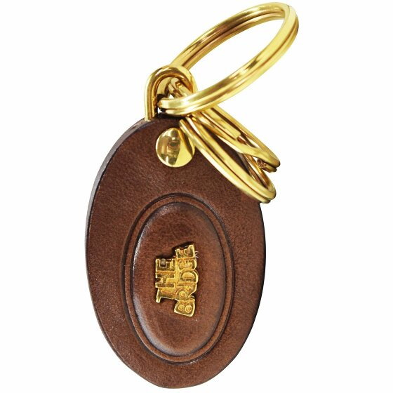 The Bridge Story Uomo Keychain Leather 5 cm marrone