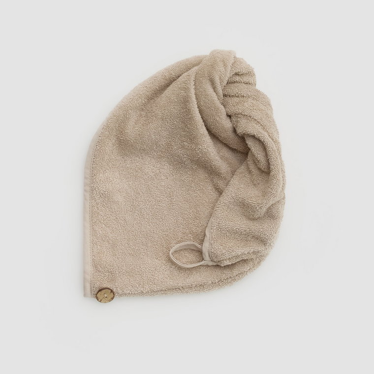 Reserved - Ręcznik do włosów - beżowy