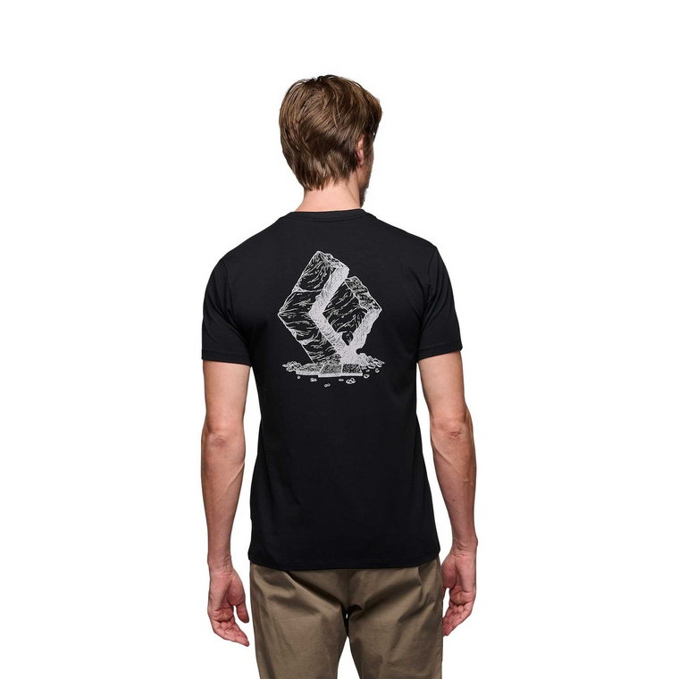 Męski t-shirt Black Diamond Boulder Tee black - XL