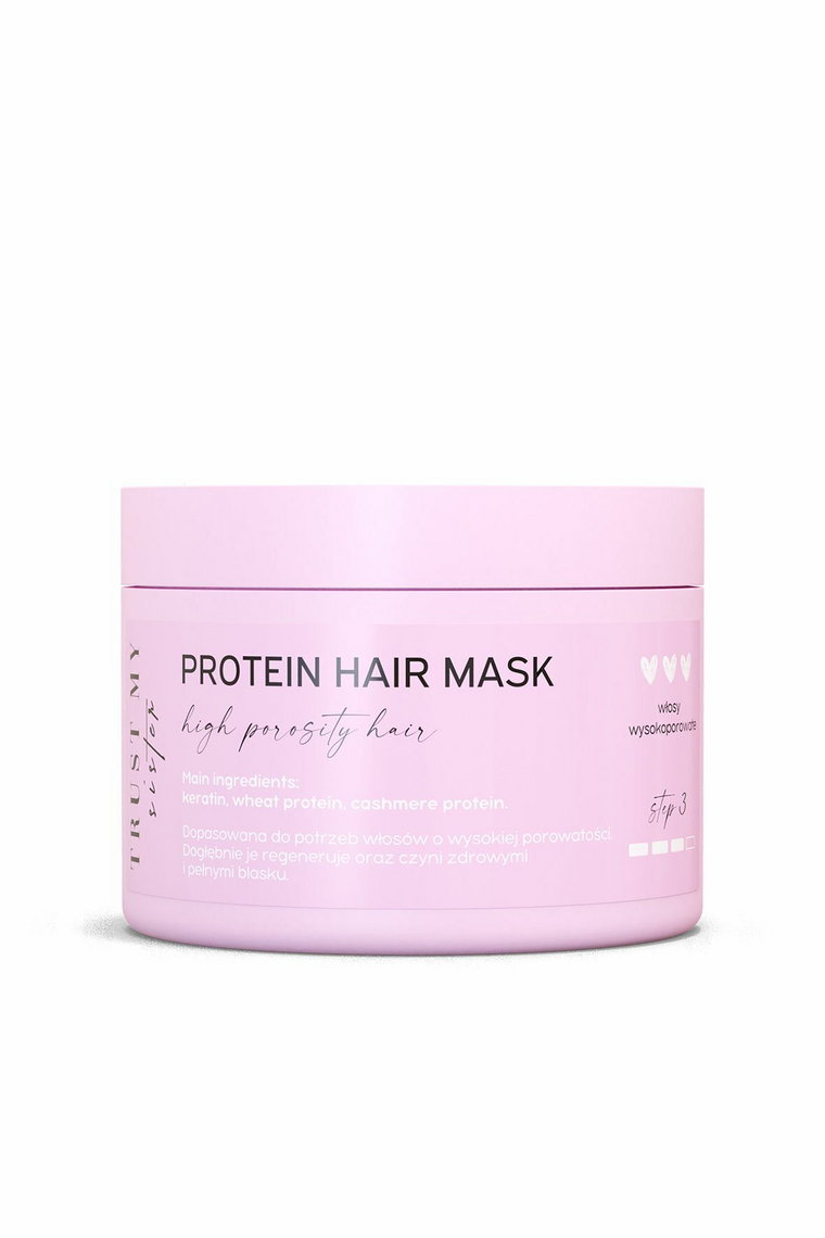 Maska proteinowa do włosów wysokoporowatych