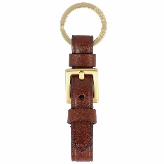 The Bridge Duccio Keychain Leather 8 cm brown-gold