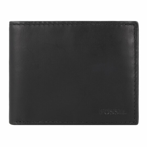 Fossil Derrick Portfel skórzany 11 cm black