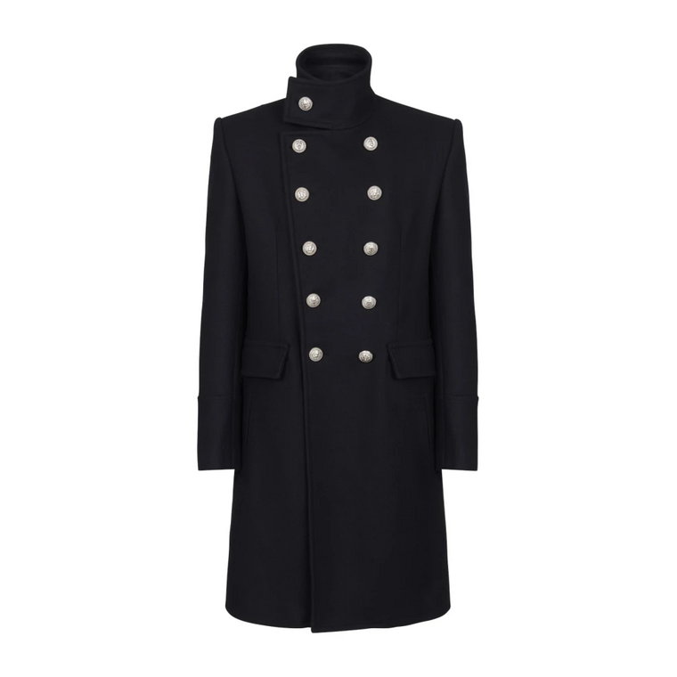 Manteau officier mi-long Balmain