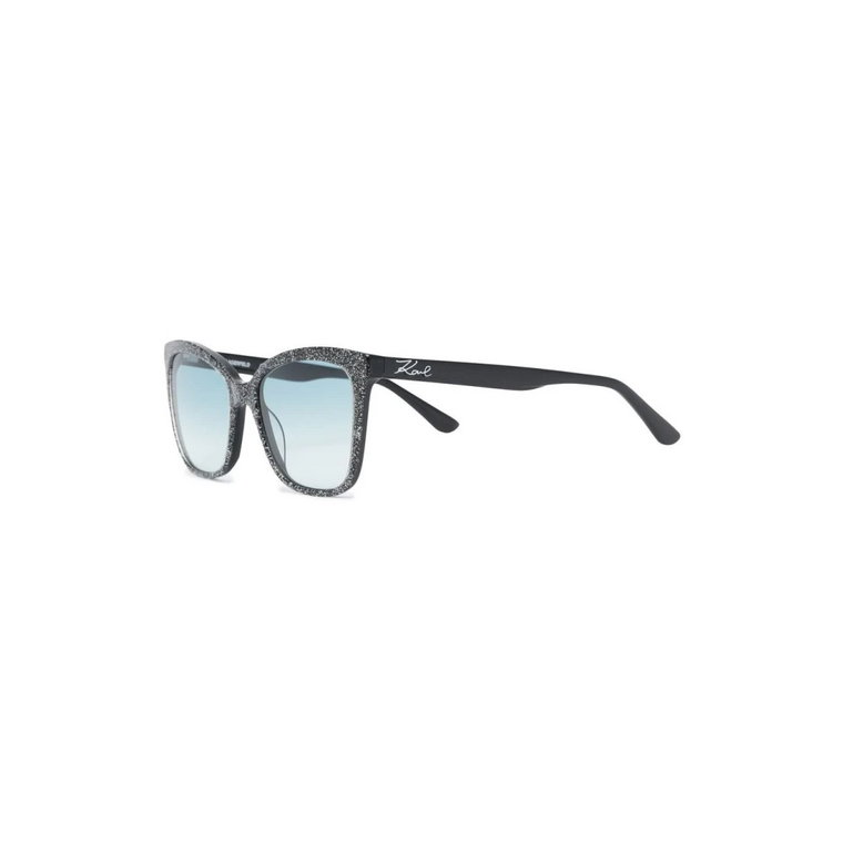 Czarne Okulary Przeciwsłoneczne Stylowy Codzienny Element Karl Lagerfeld