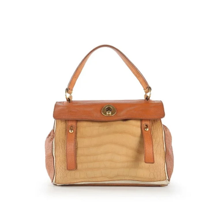 Pre-owned torebki ze skóry Yves Saint Laurent Vintage