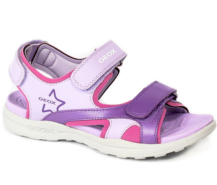 Sandał Geox J256AA 054AJ C8231 LILAC/LT VIOLET R24-27